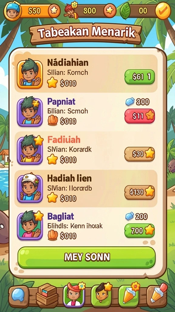 666f - Tampilan antarmuka yang menarik dan user-friendly.