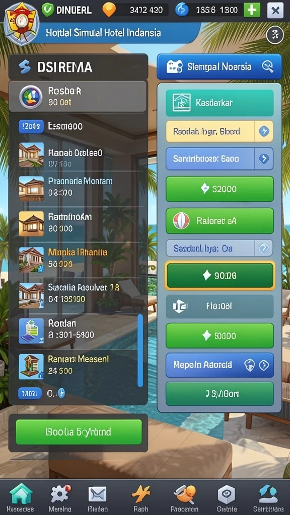 bomtoto - Tampilan awal yang menarik dan penuh color.
