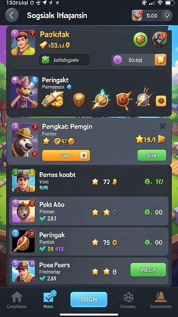 galaxy77 - Tampilan antarmuka yang ramah pengguna.