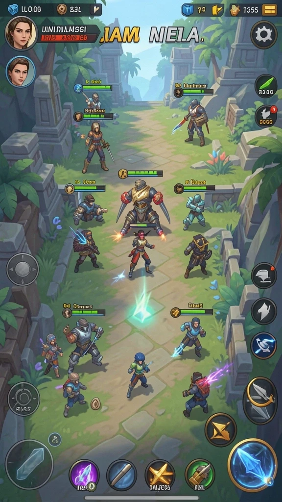 idrgame - Tampilan antarmuka pengguna yang intuitif dan mudah digunakan.
