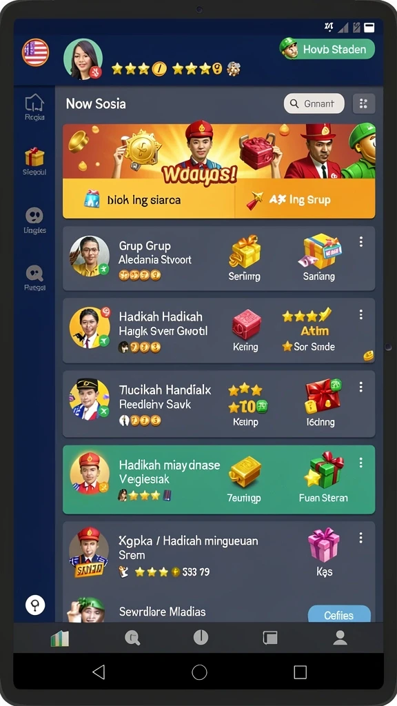 indaaa - Screenshot menampilkan karakter utama dalam mode multiplayer.