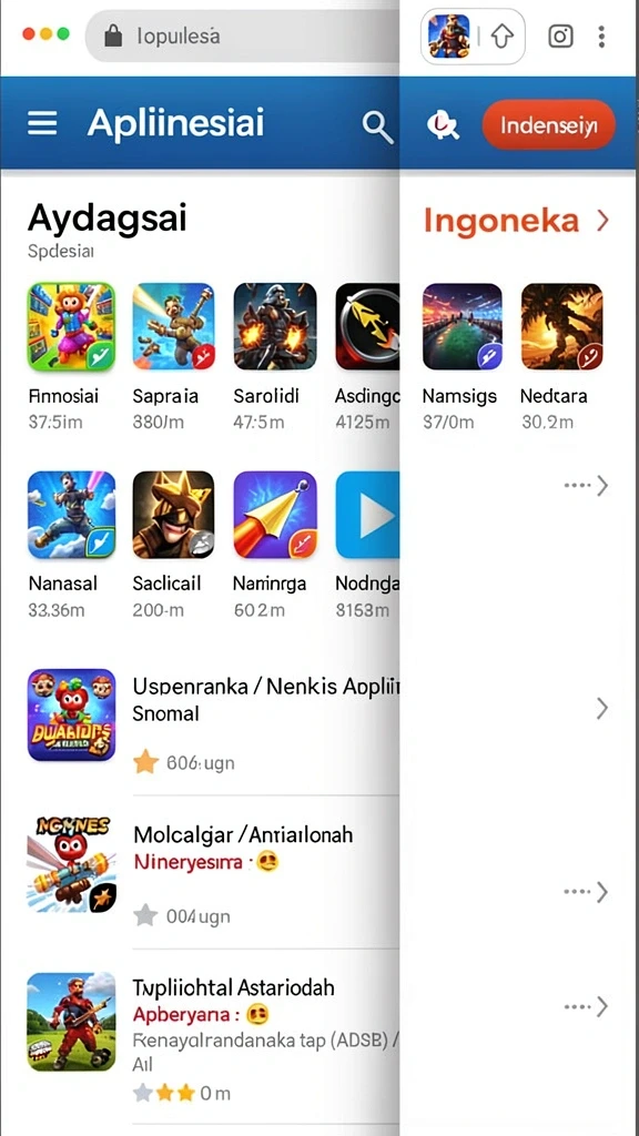 nasa4d - Tampilan antarmuka yang menarik dan modern.