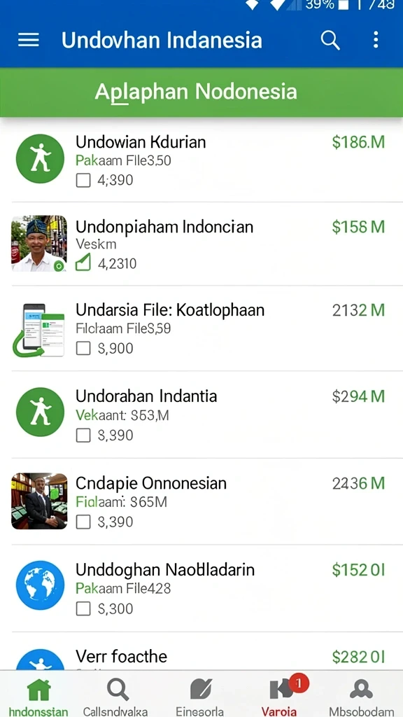 okidr - Tampilan awal aplikasi yang user-friendly.
