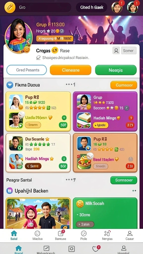 rp6677 - Tampilan antarmuka yang menarik dan user-friendly.