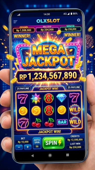Layar utama olxslot — antarmuka bersih setelah instalasi